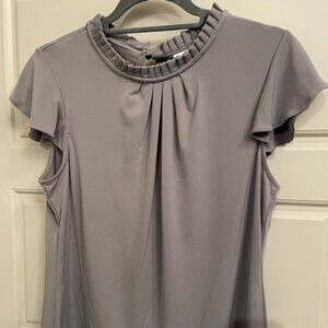 Calvin Klein - Large L - Pink Ruffle Sleeve Top